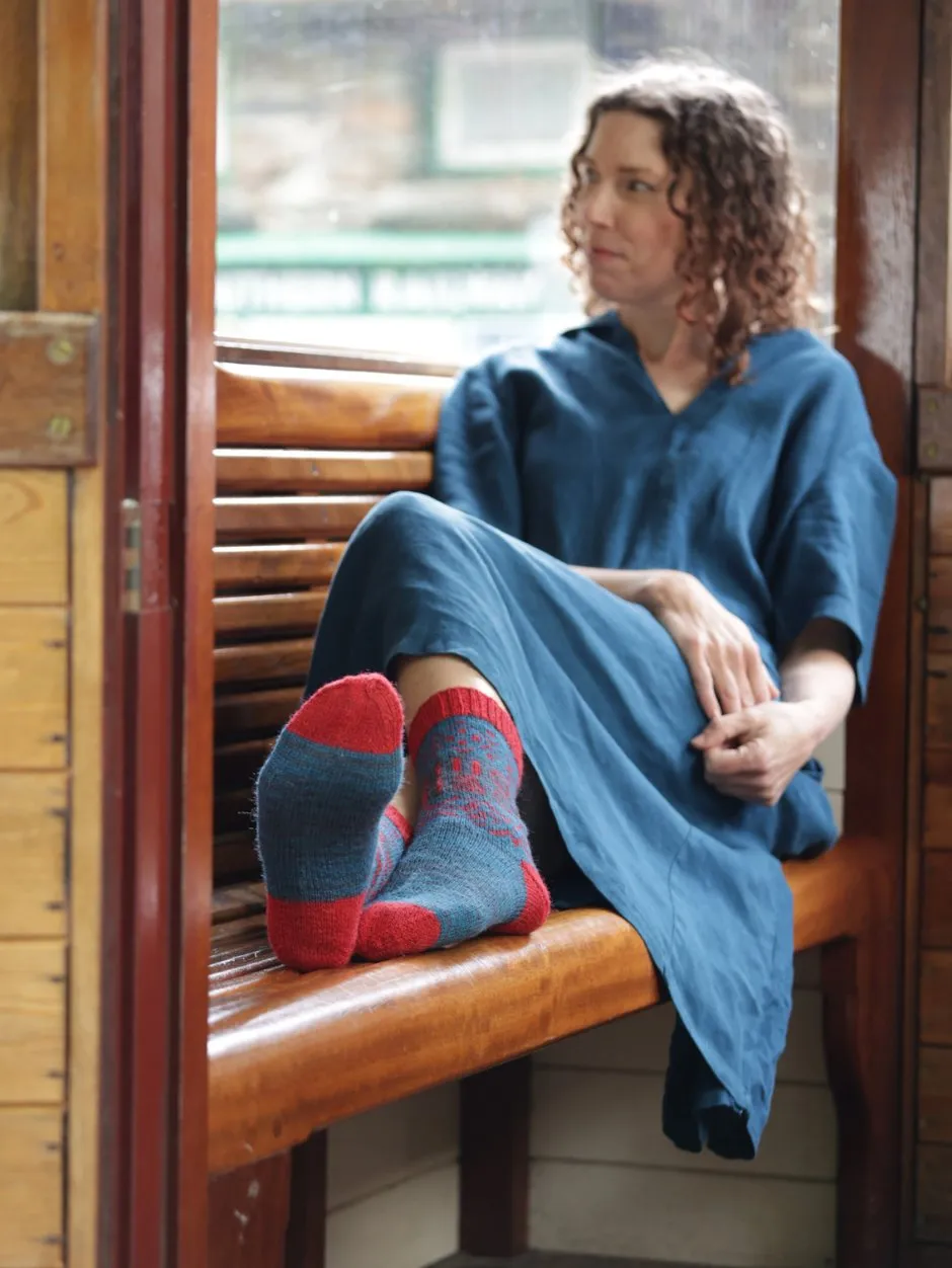 John Arbon Pic'n'Vic Socken Strickkit Exmoor Sock