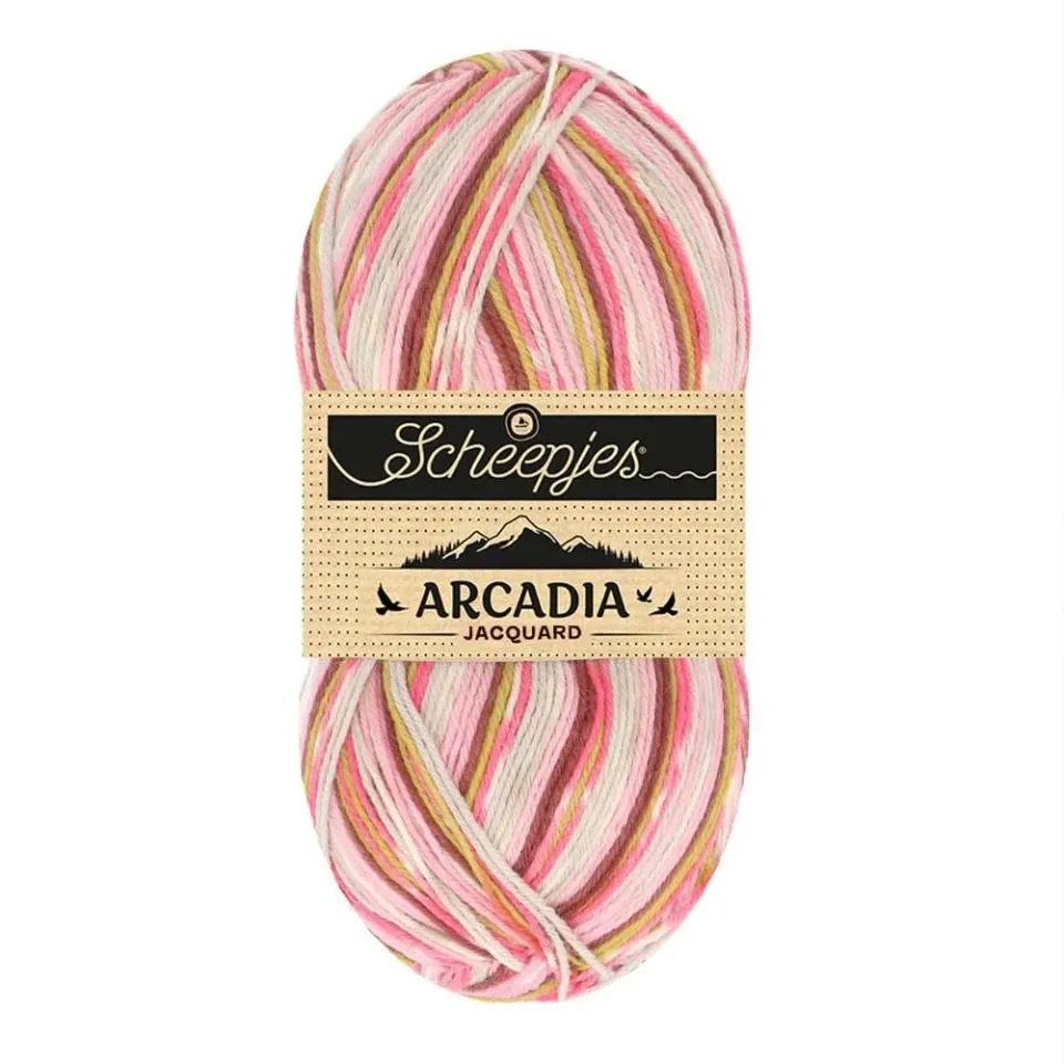 Scheepjes Arcadia Jacquard Strickgarn 100g 1002 Wildfern Wolle