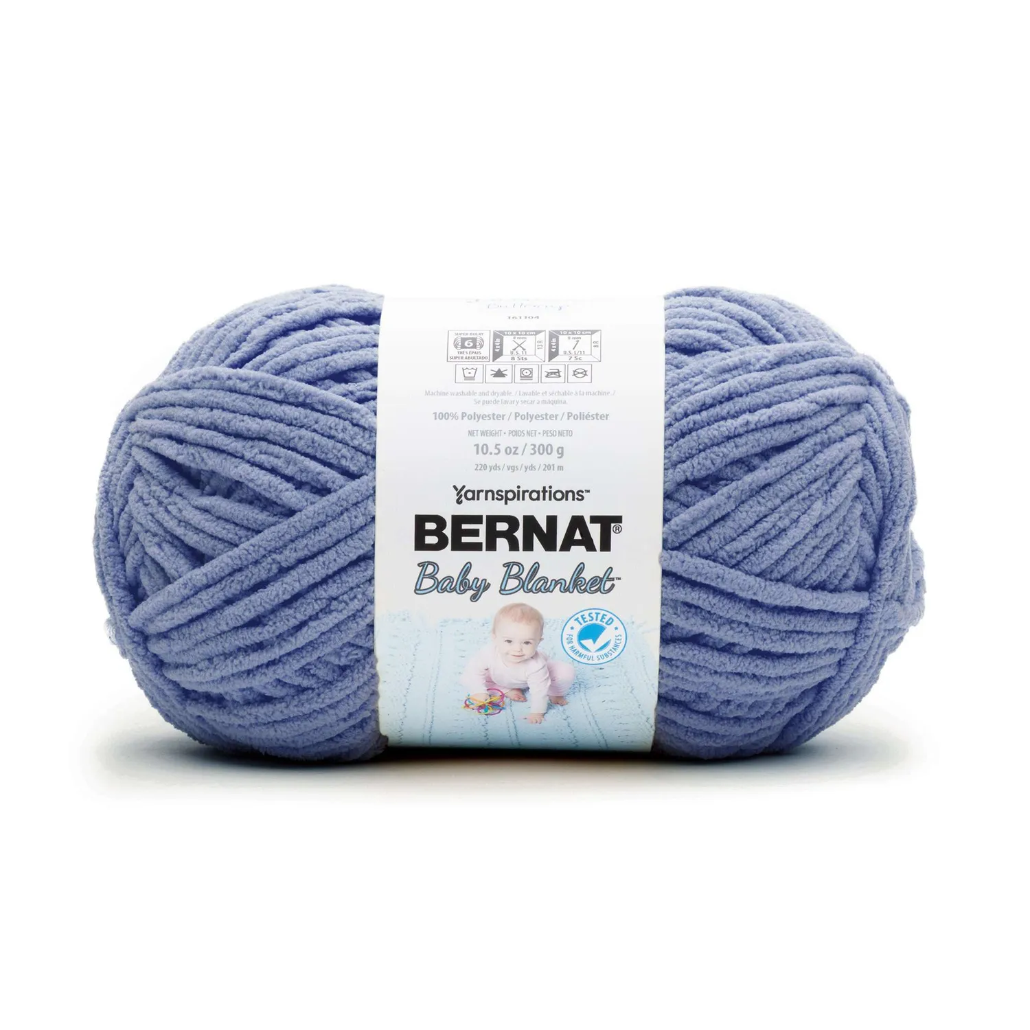 Bernat Baby Blanket Chenillegarn 300g für Babydecken