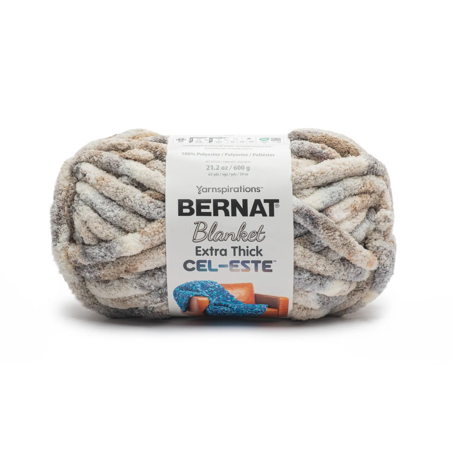 Bernat Blanket Extra Thick Cel-Este Wolle Milky Way 600g Jumbo