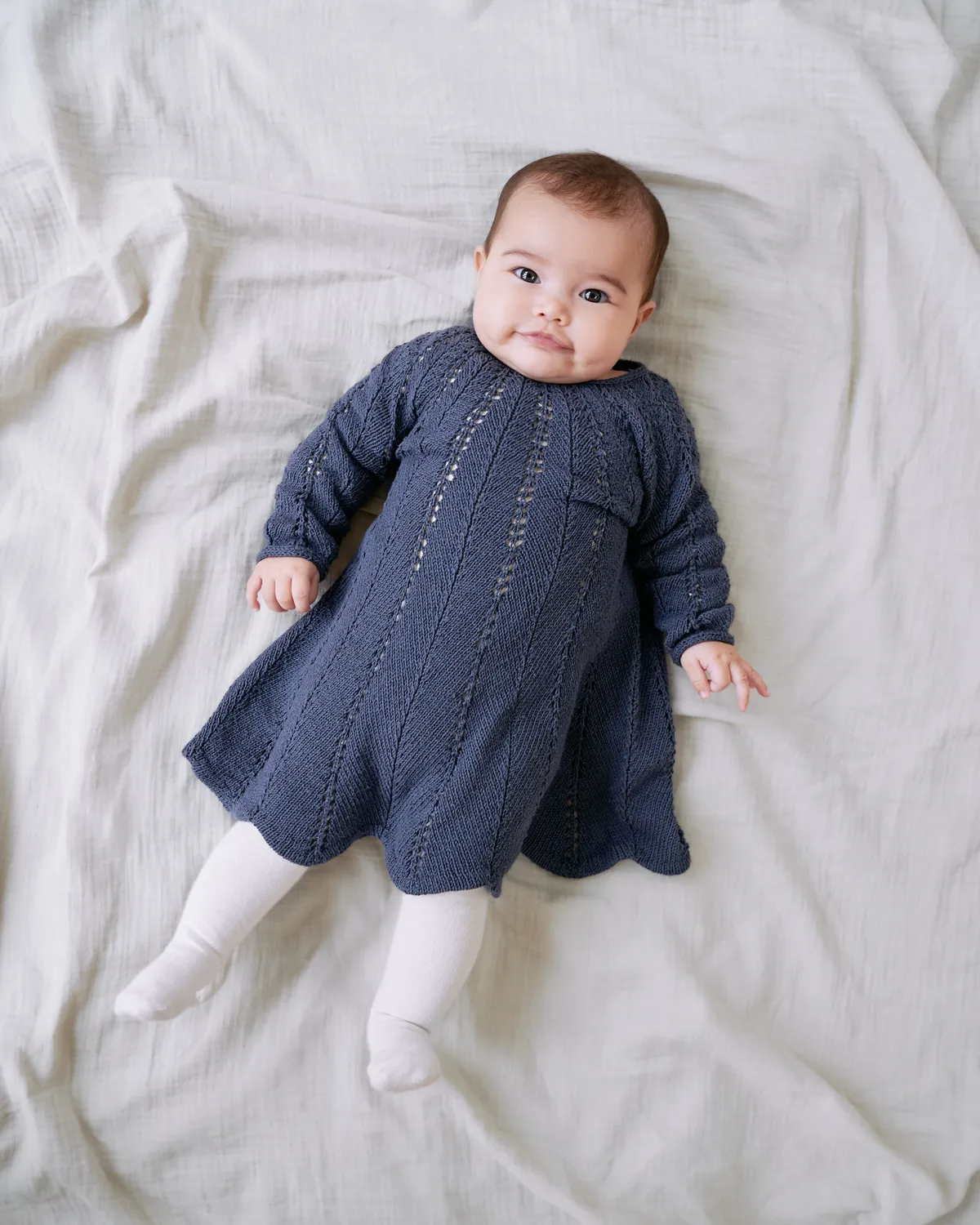 Knitting for Olive Fern Dress Strickanleitung 6 Monate bis 10 J