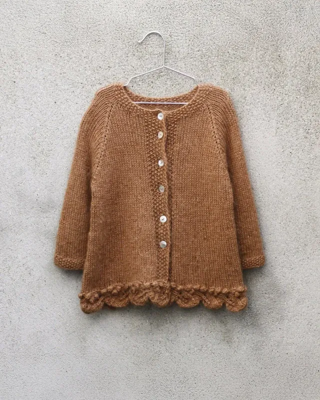 Knitting for Olive Gooseberry Cardigan Anleitung deutsch Kind