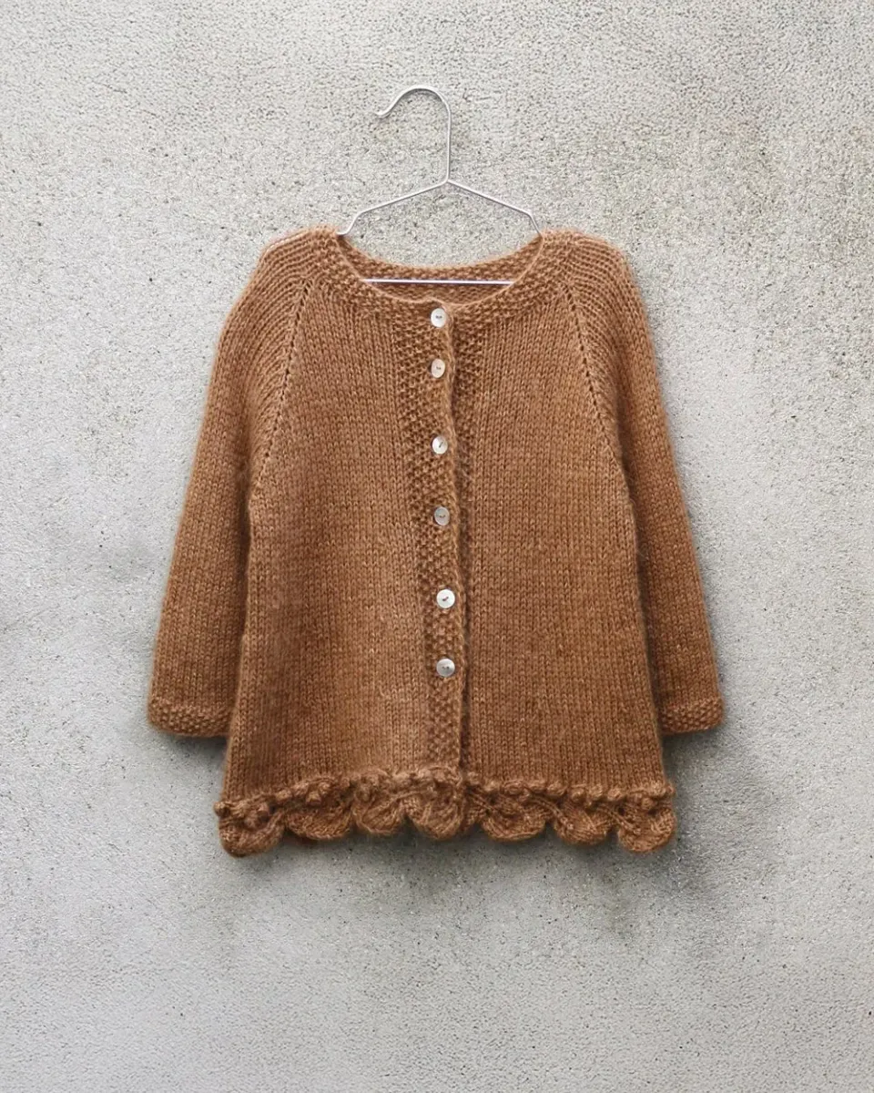 Knitting for Olive Gooseberry Cardigan Anleitung deutsch Kind