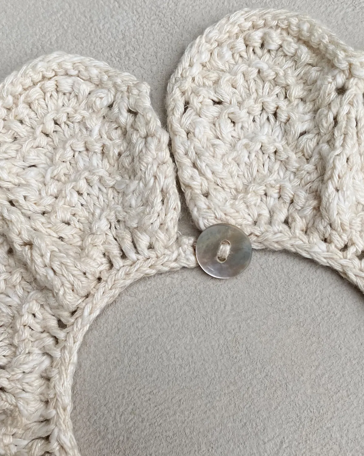 Knitting for Olive Lace Collar Strickanleitung Deutsch Lochmuster