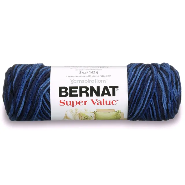 Bernat Super Value Variegates Wolle Twinkle Ombre