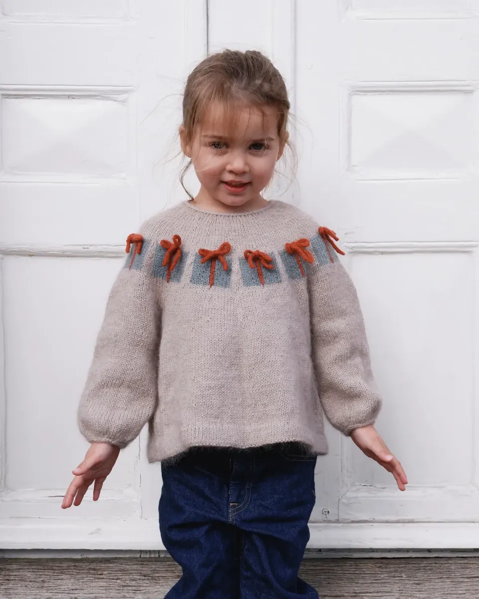Knitting for Olive Christmas Morning Tunic Strickanleitung 1-12 Jahre