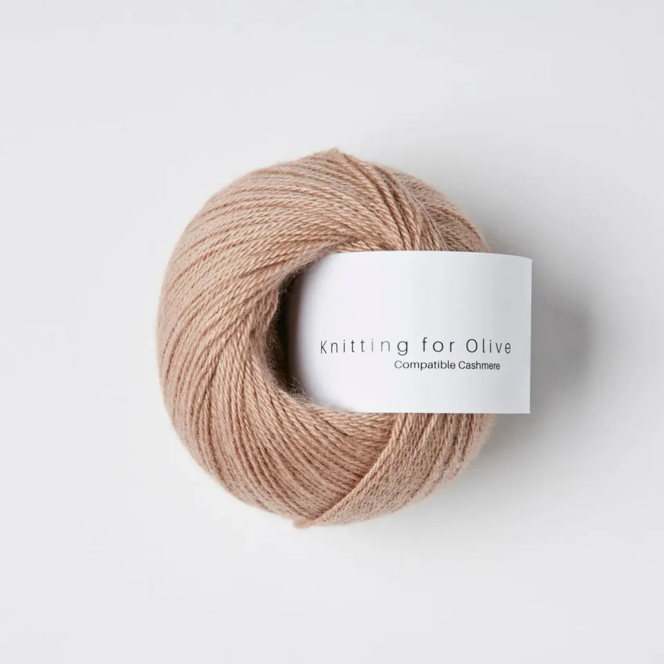 Knitting for Olive Compatible Cashmere Wolle Rose Clay zart