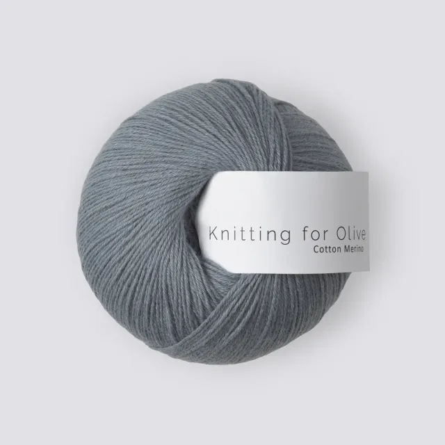Knitting for Olive Cotton Merino Wolle Elephant Blue 70/30