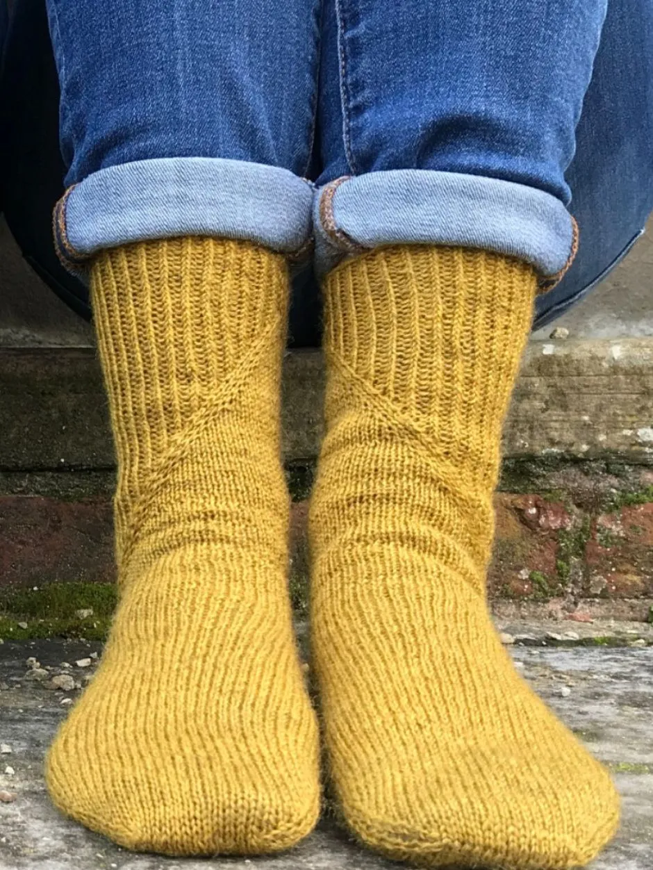 John Arbon Gavl Socks Strickkit Drumble Gr. 1-2
