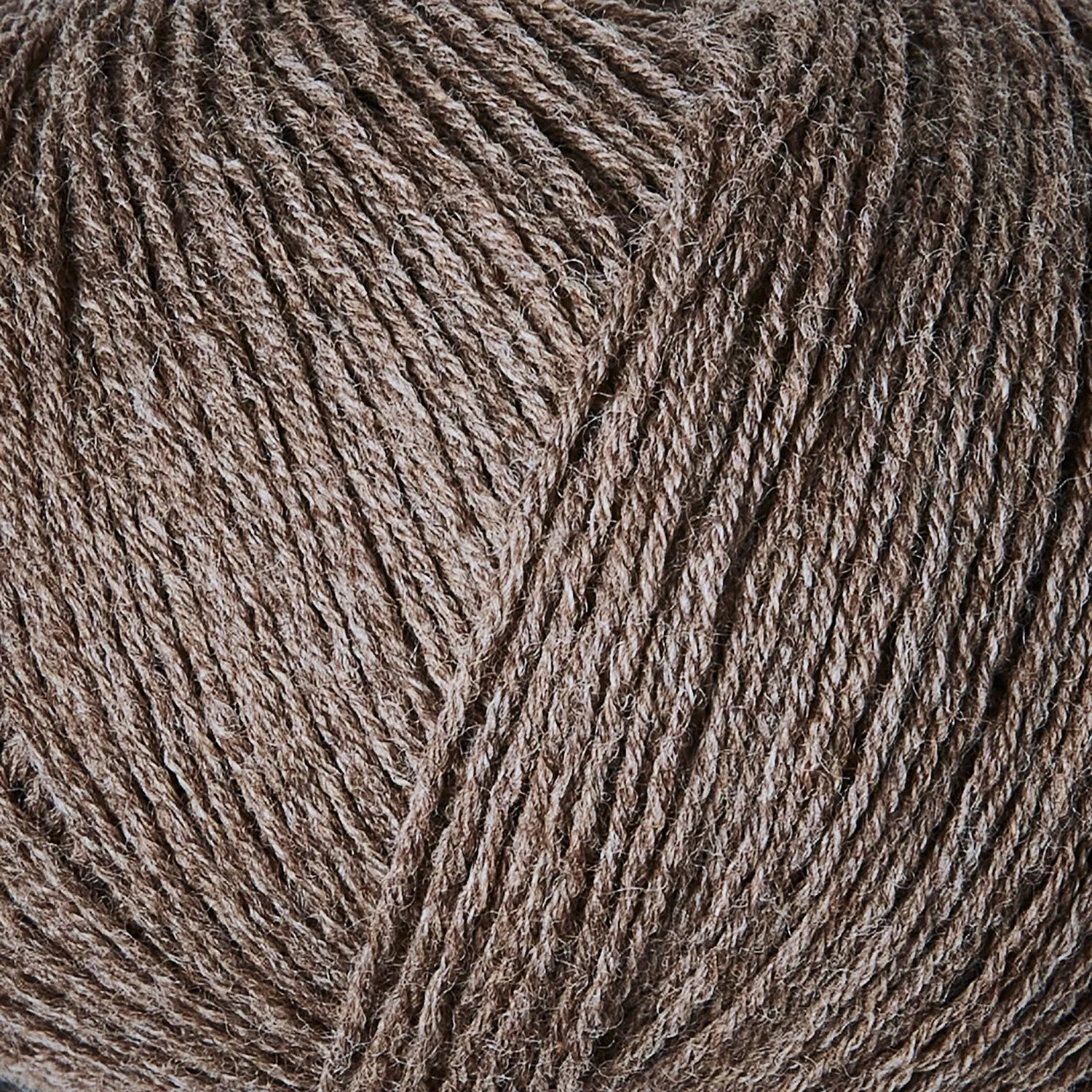 Knitting for Olive Merino Hazel Wolle 50g warmes Graubraun