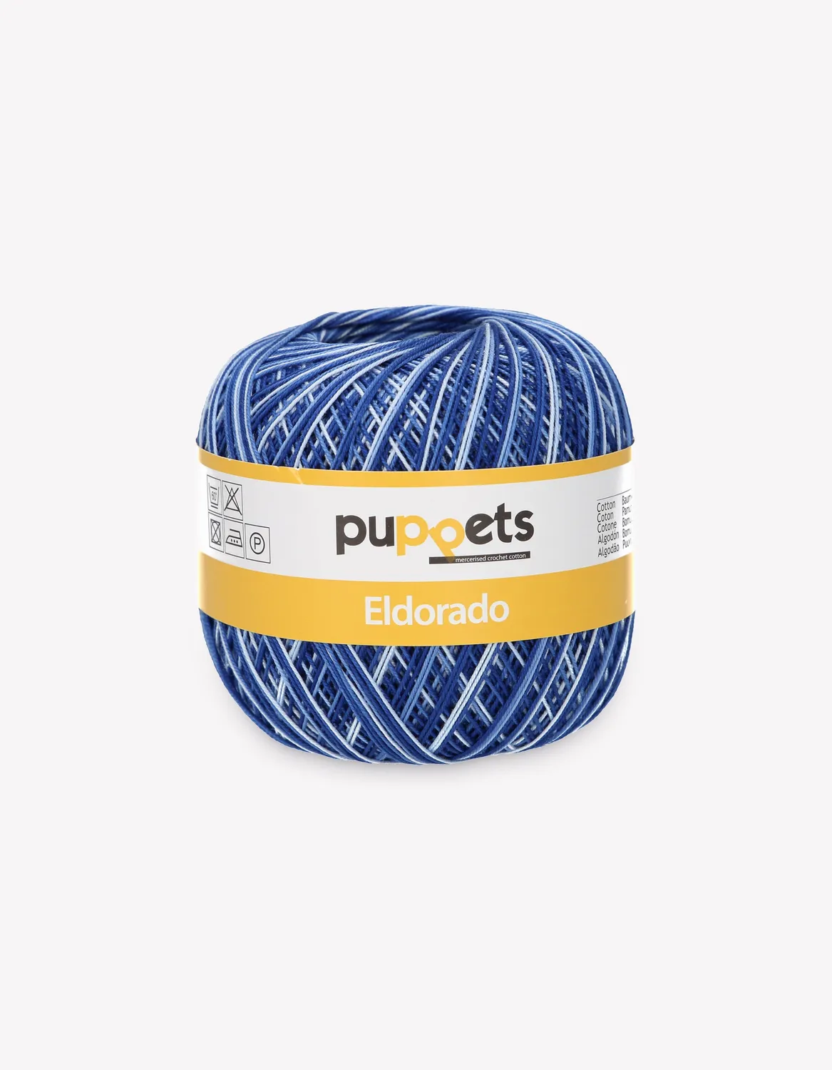 Anchor Puppets Eldorado Multicolour 12 Häkelgarn 50g bunt