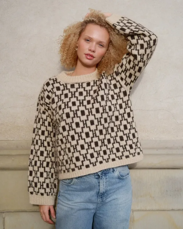 Knitting for Olive Mosaic Sweater Strickanleitung Fair Isle