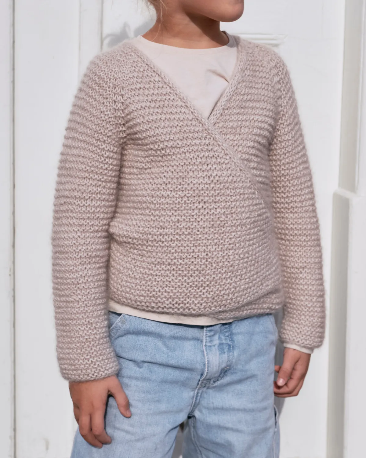 Knitting for Olive Ella Wrap Kinder Strickanleitung 2-12 Jahre