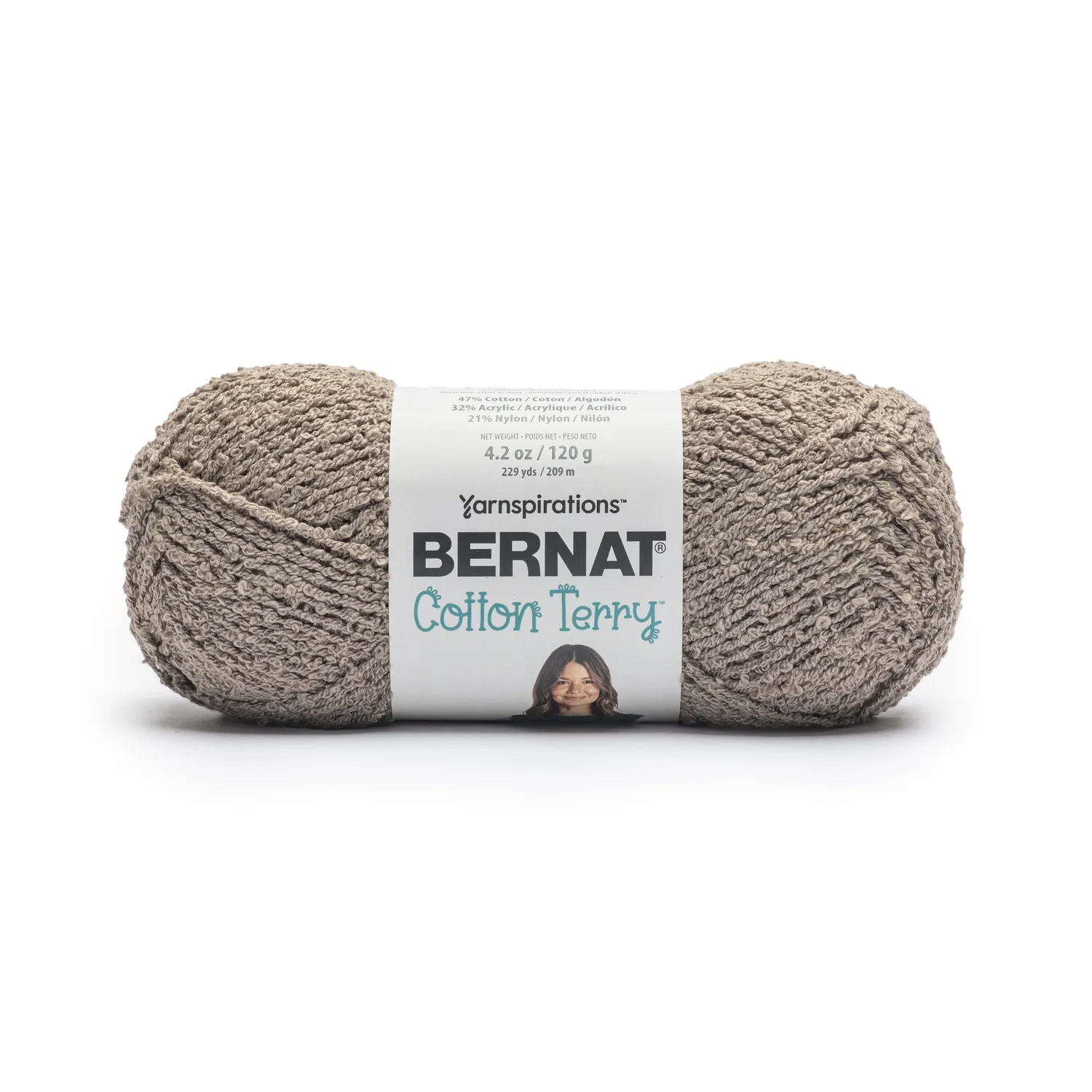 Bernat Cotton Terry Garn 120g Baumwolle