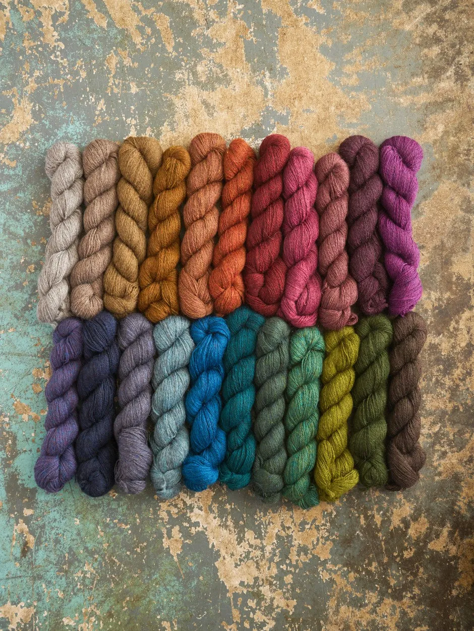 John Arbon Harvest Hues Worsted Wolle 100g meliert Herbst