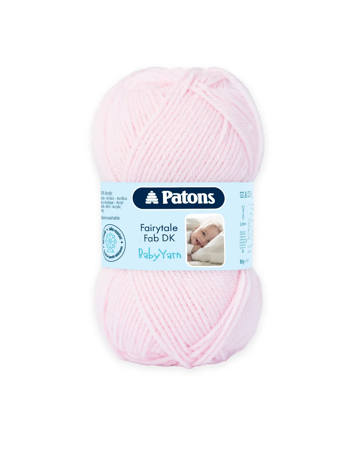Patons Fairytale Fab DK Babywolle 50g pastell