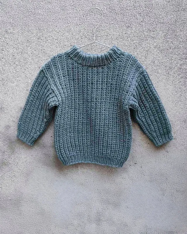 Knitting for Olive Loui Sweater Anleitung 6M-12J