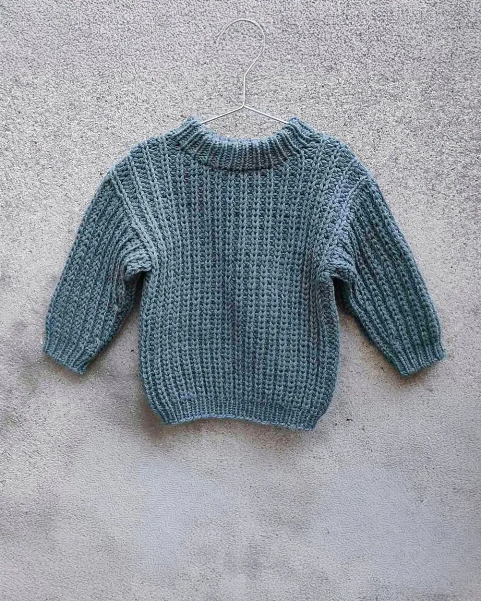 Knitting for Olive Loui Sweater Anleitung 6M-12J
