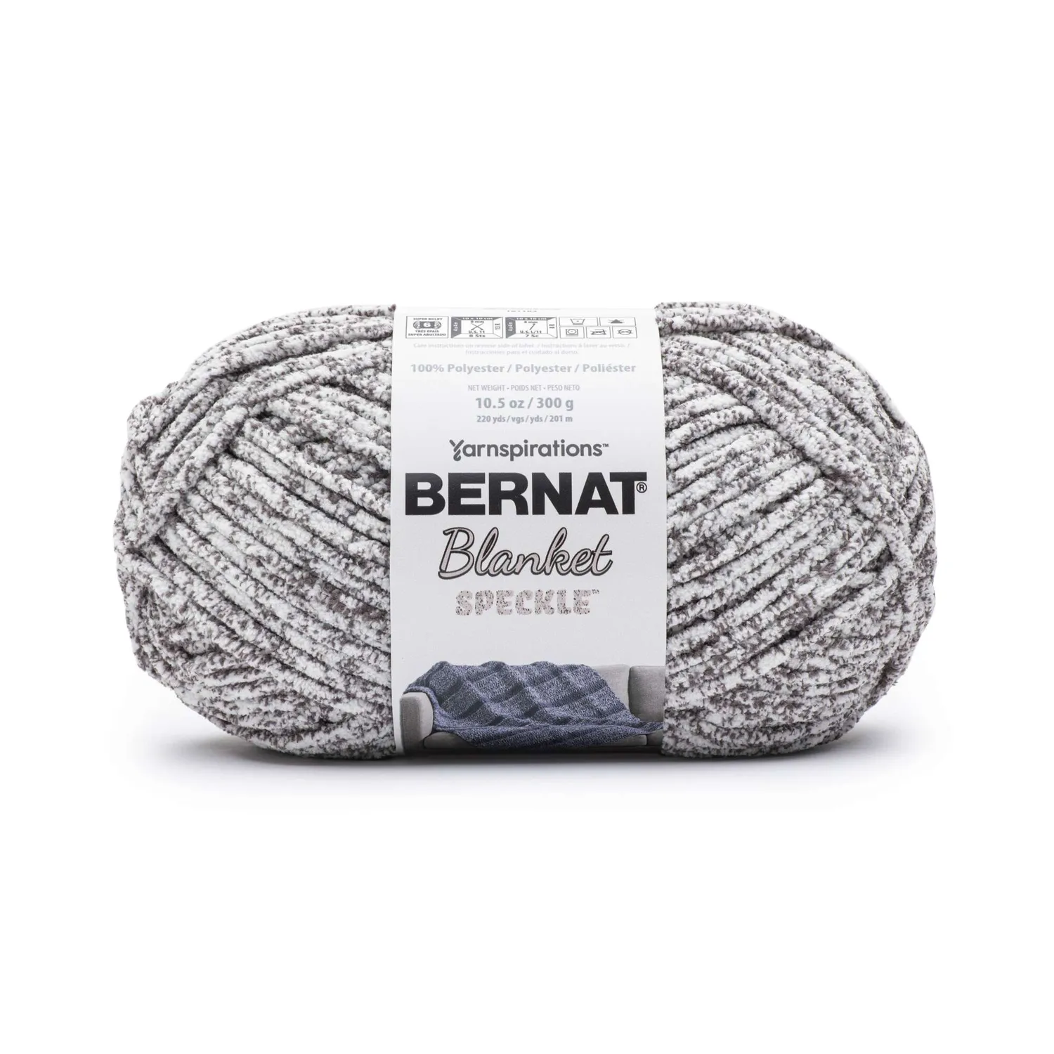 Bernat Blanket Speckle Chenillegarn 300g gesprenkelt