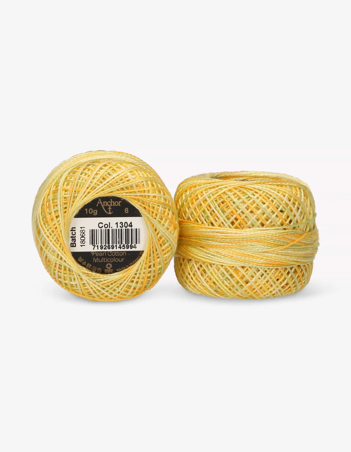 Anchor Pearl Cotton Multicolour 8 Stickgarn Stärke 8 mehrfarbig