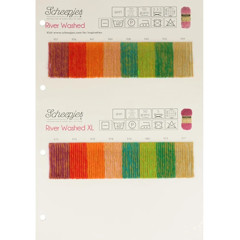 Scheepjes Softfun Aquarel Denim Farbkarte 1 Stück