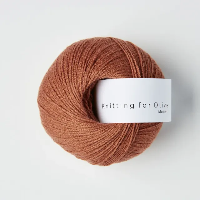 Knitting for Olive Merino Wolle Copper 50g kupferrot