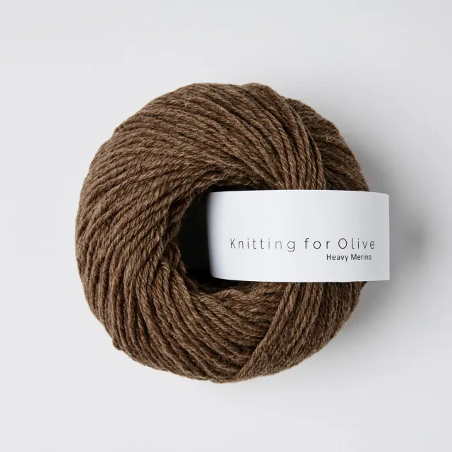 Knitting for Olive Heavy Merino Wolle Bark erdbraun