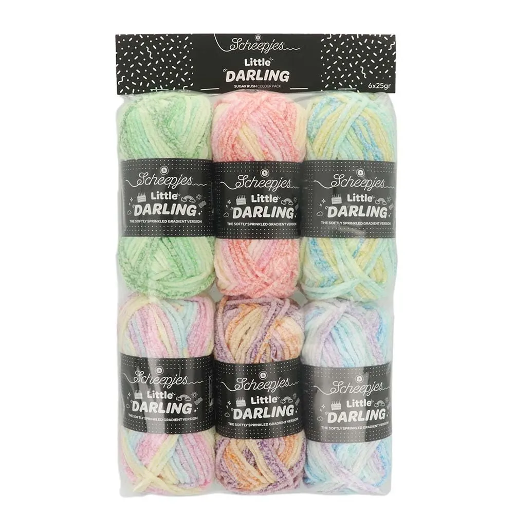 Scheepjes Little Darling Sprinkled Gradient Wolle Sundae Parade 4x25g
