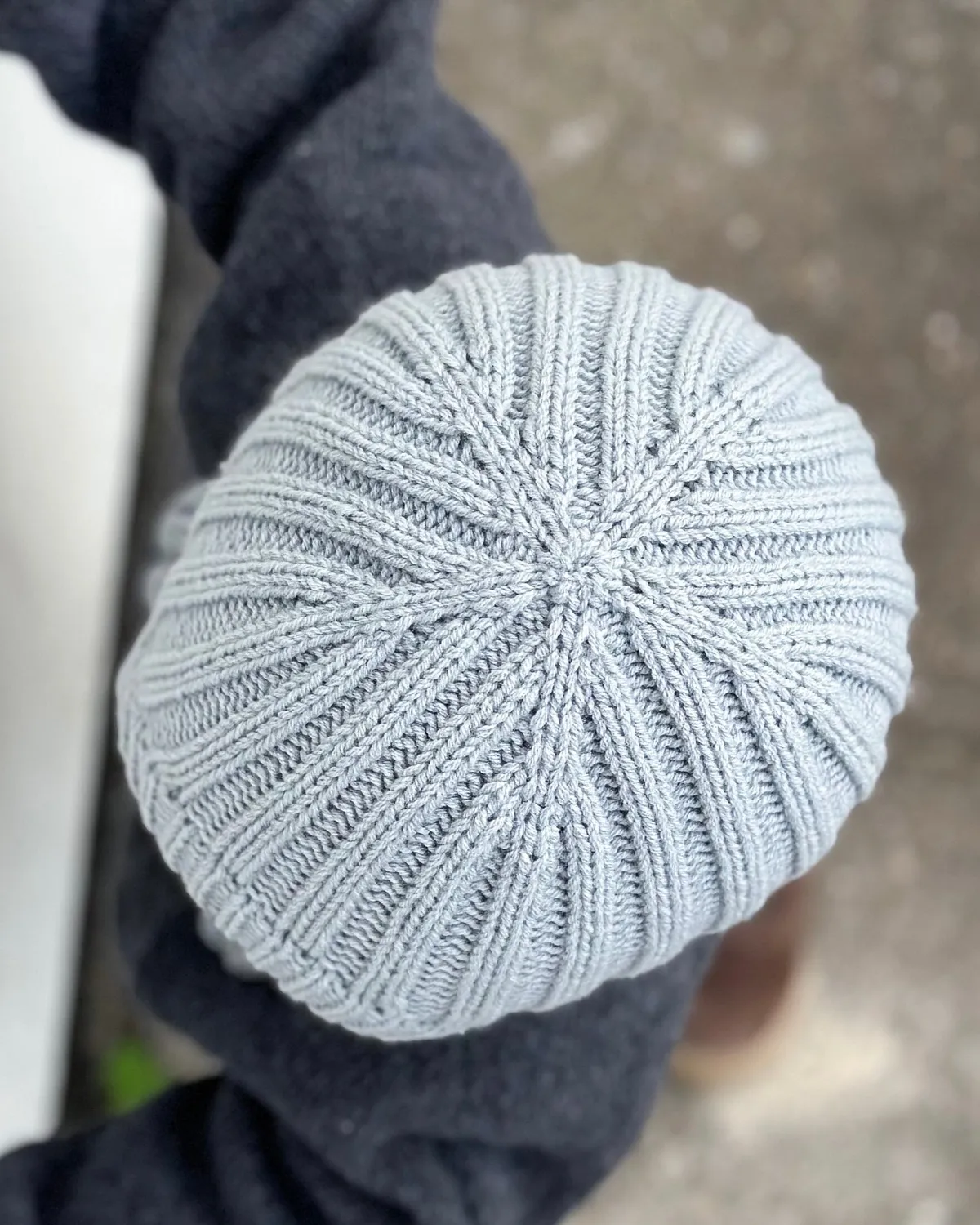 Olive's Ribbed Balaclava Anleitung deutsch Sturmhaube Rippenmuster