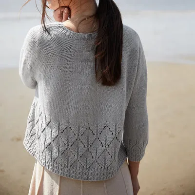 Rosy Green Wool Caresse Cardigan Strickanleitung Lace-Zopf