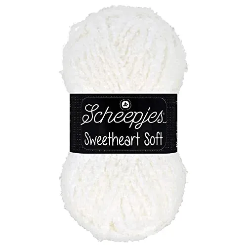 Scheepjes Sweetheart Soft 001 Kuschelgarn 100g Chenille
