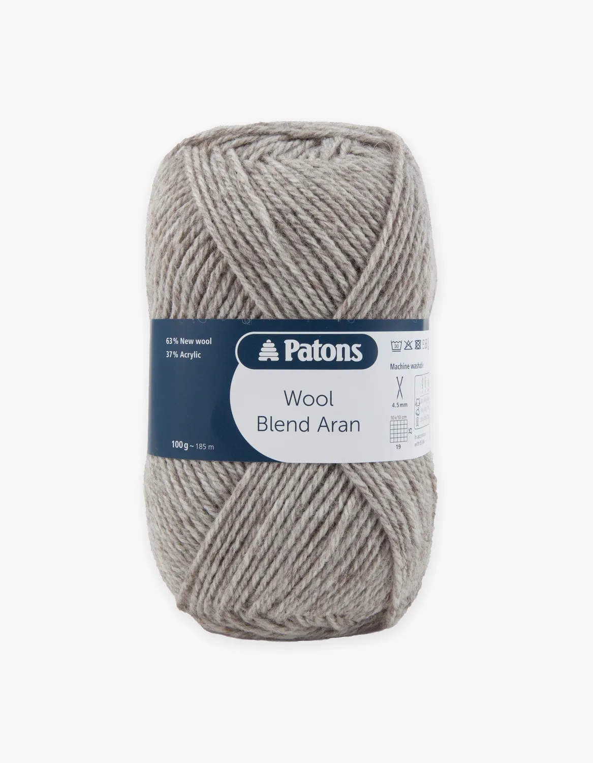Patons Wool Blend Aran Wolle 100g 185m Tweed