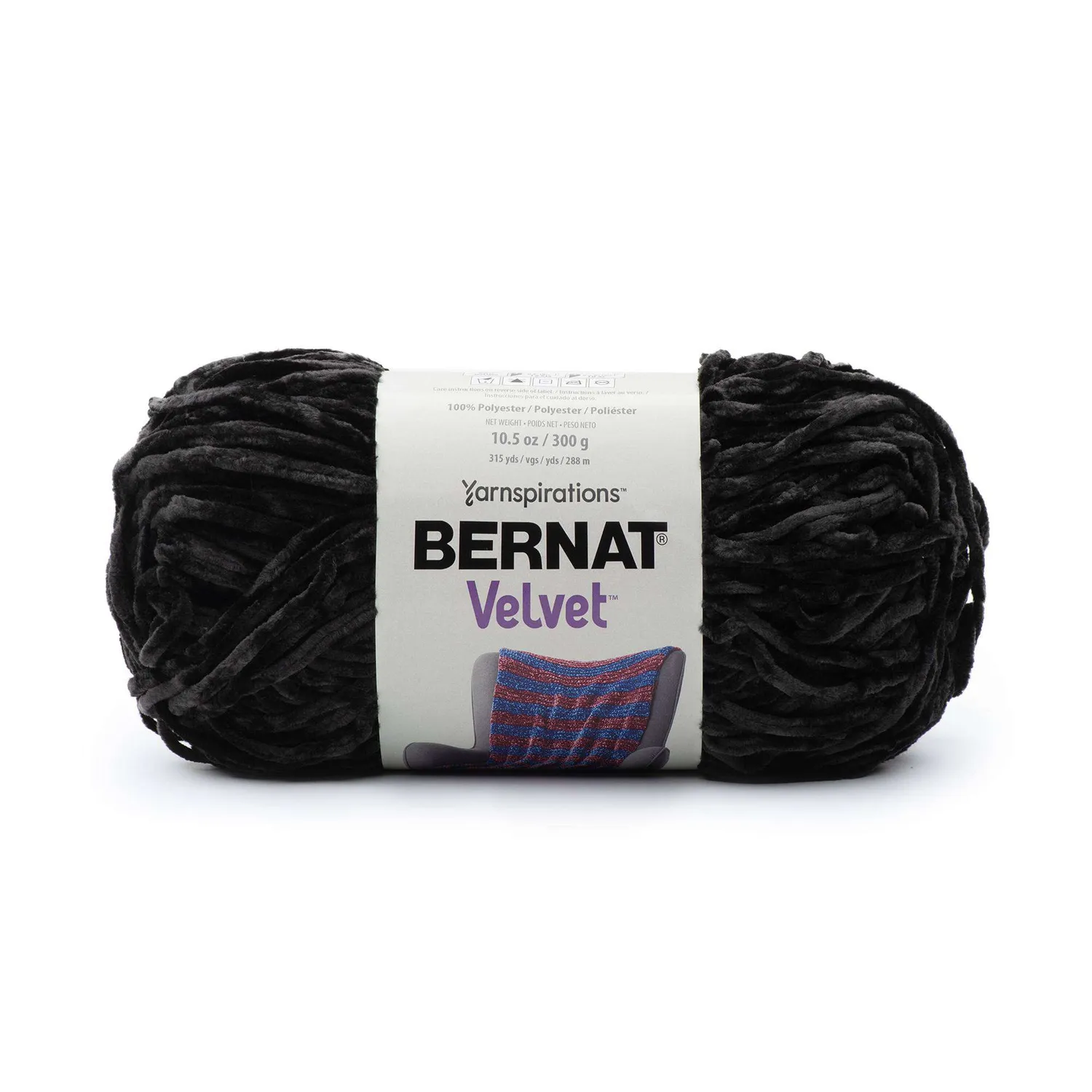 Bernat Velvet Samtgarn Weiß Chenille weich