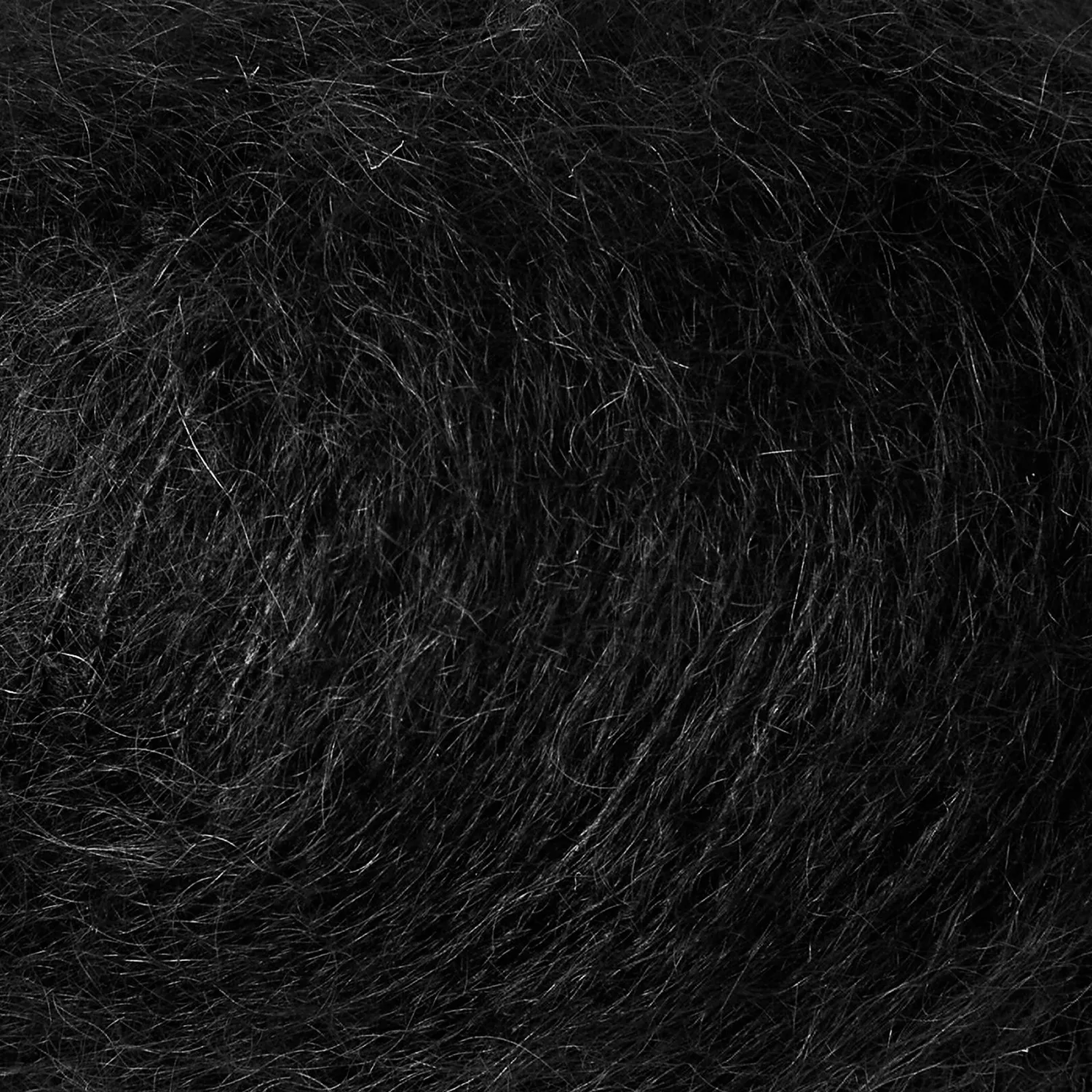 Knitting for Olive Soft Silk Mohair Licorice 25 g Schwarz Flausch