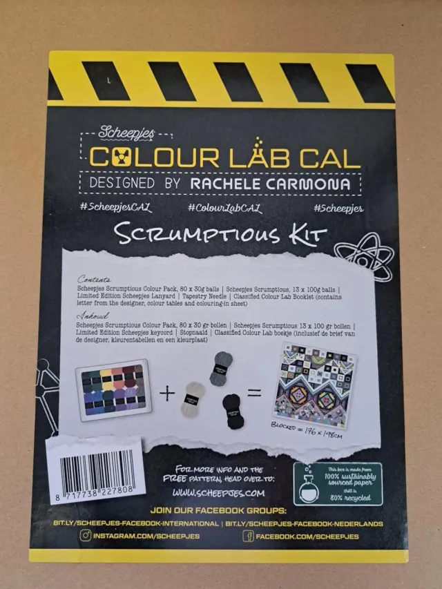 Scheepjes Color Lab Scrumptious Häkelset 13tlg bunt