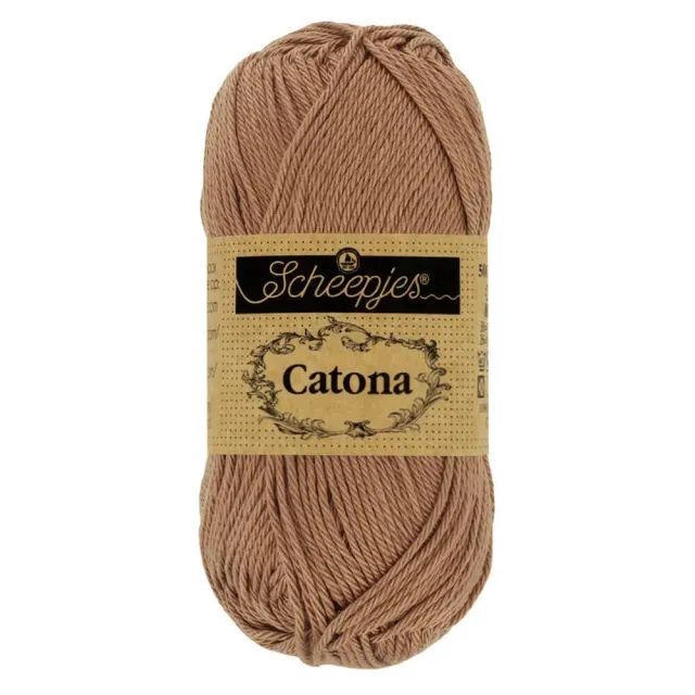 Scheepjes Catona Häkelgarn 50g 503 Haselnuss braun
