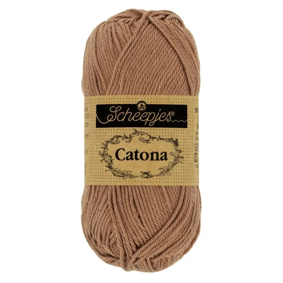 Scheepjes Catona Häkelgarn 50g 503 Haselnuss braun