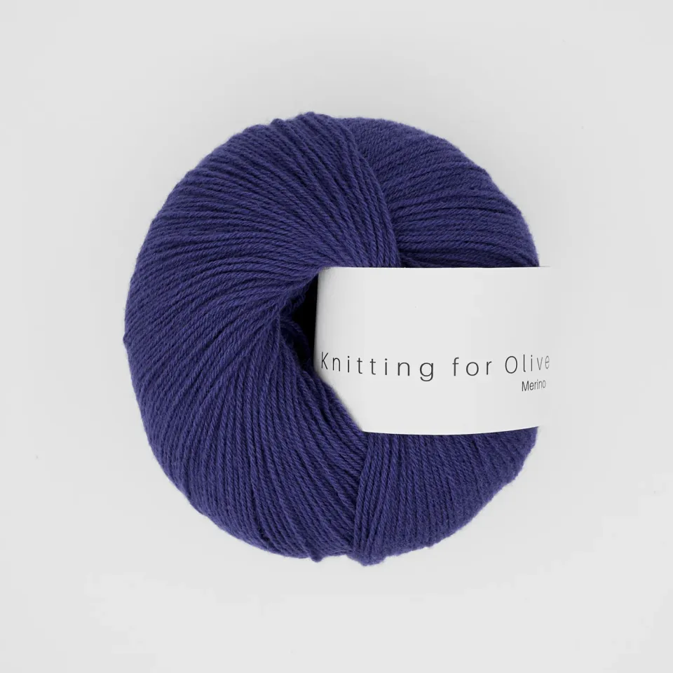 Knitting for Olive Merino Wolle French Anemone 50 g dunkelblau