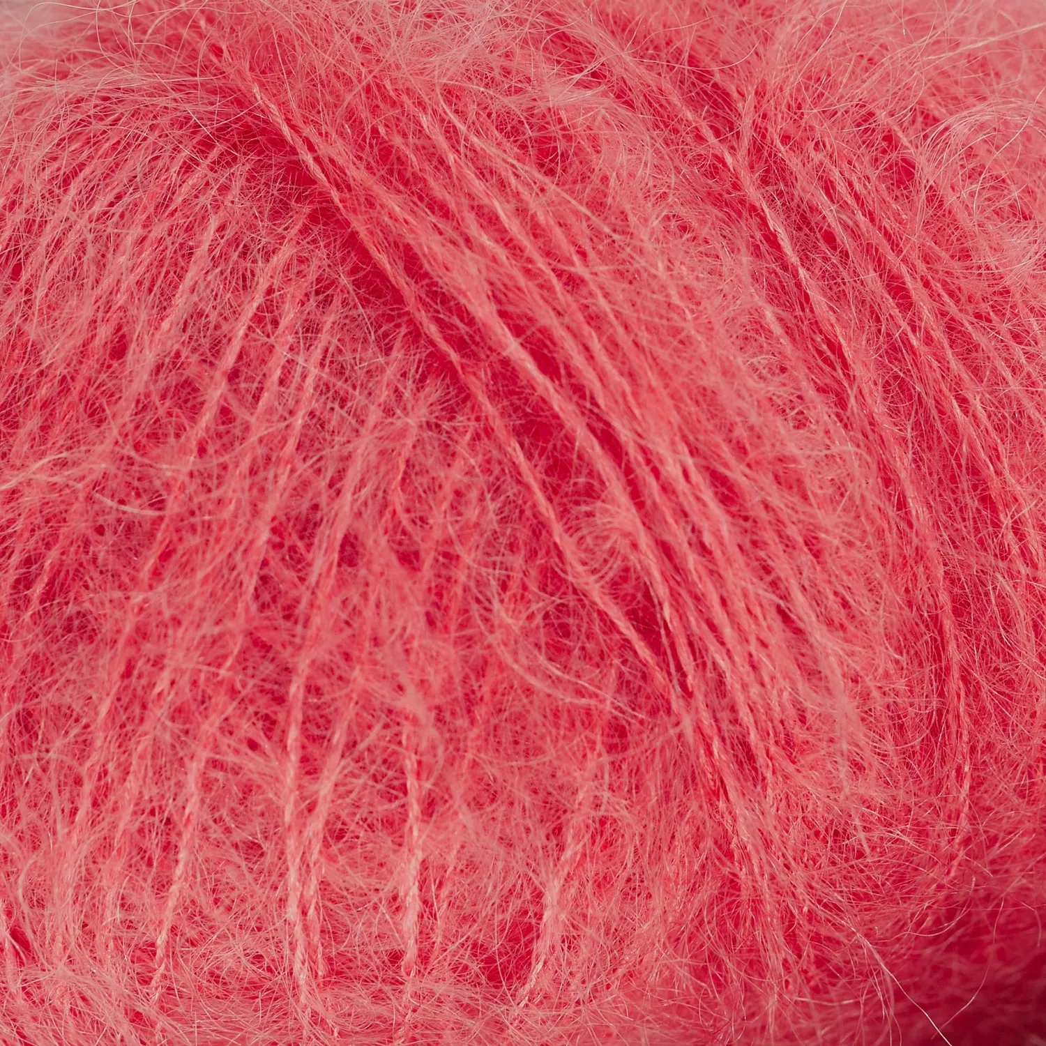 Knitting for Olive Soft Silk Mohair Wolle Watermelon korallrot