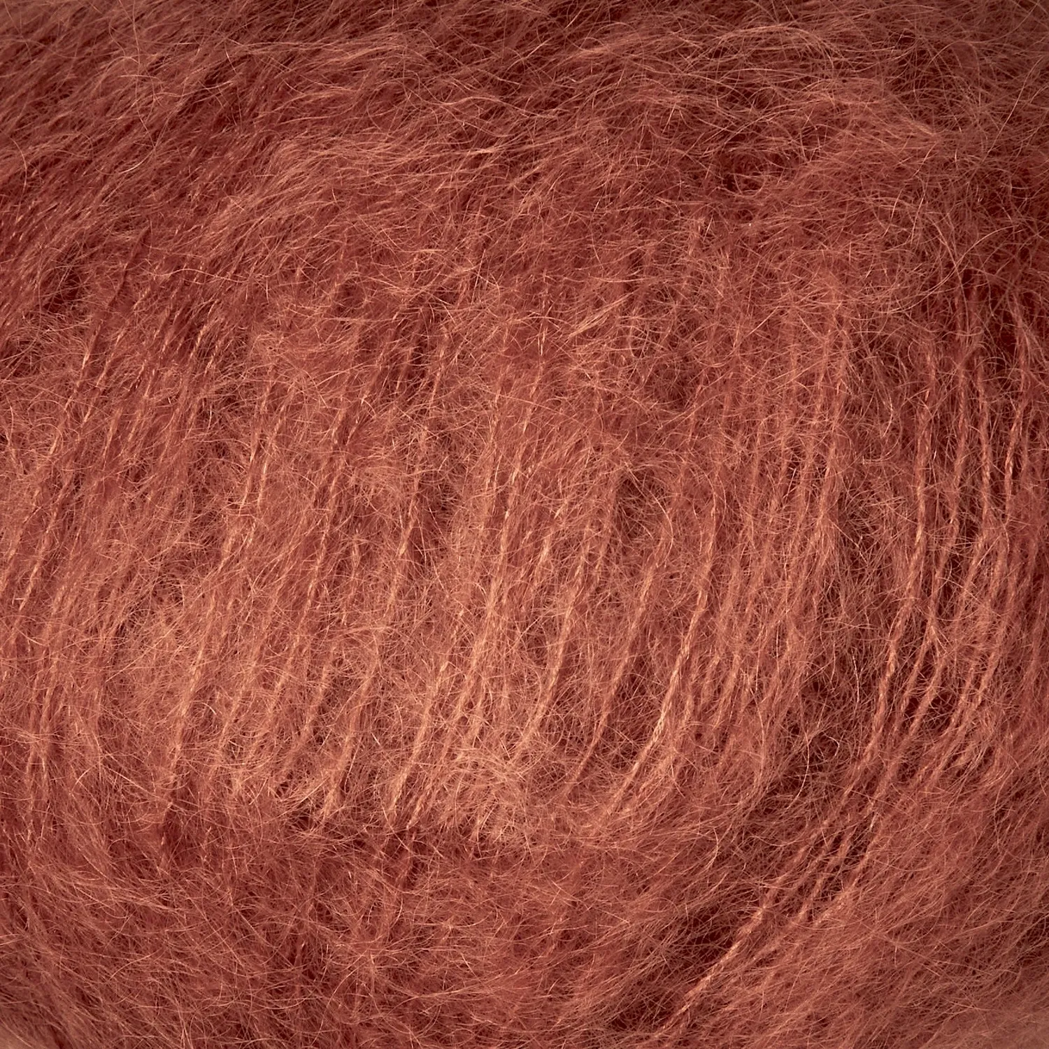 Knitting for Olive Soft Silk Mohair Dusty Robin Wolle 25g Rot