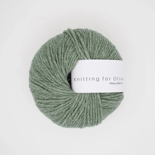 Knitting for Olive Heavy Merino Eucalyptus Wolle Salbeigrün