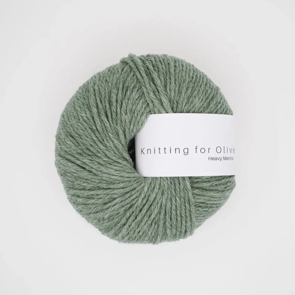 Knitting for Olive Heavy Merino Eucalyptus Wolle Salbeigrün