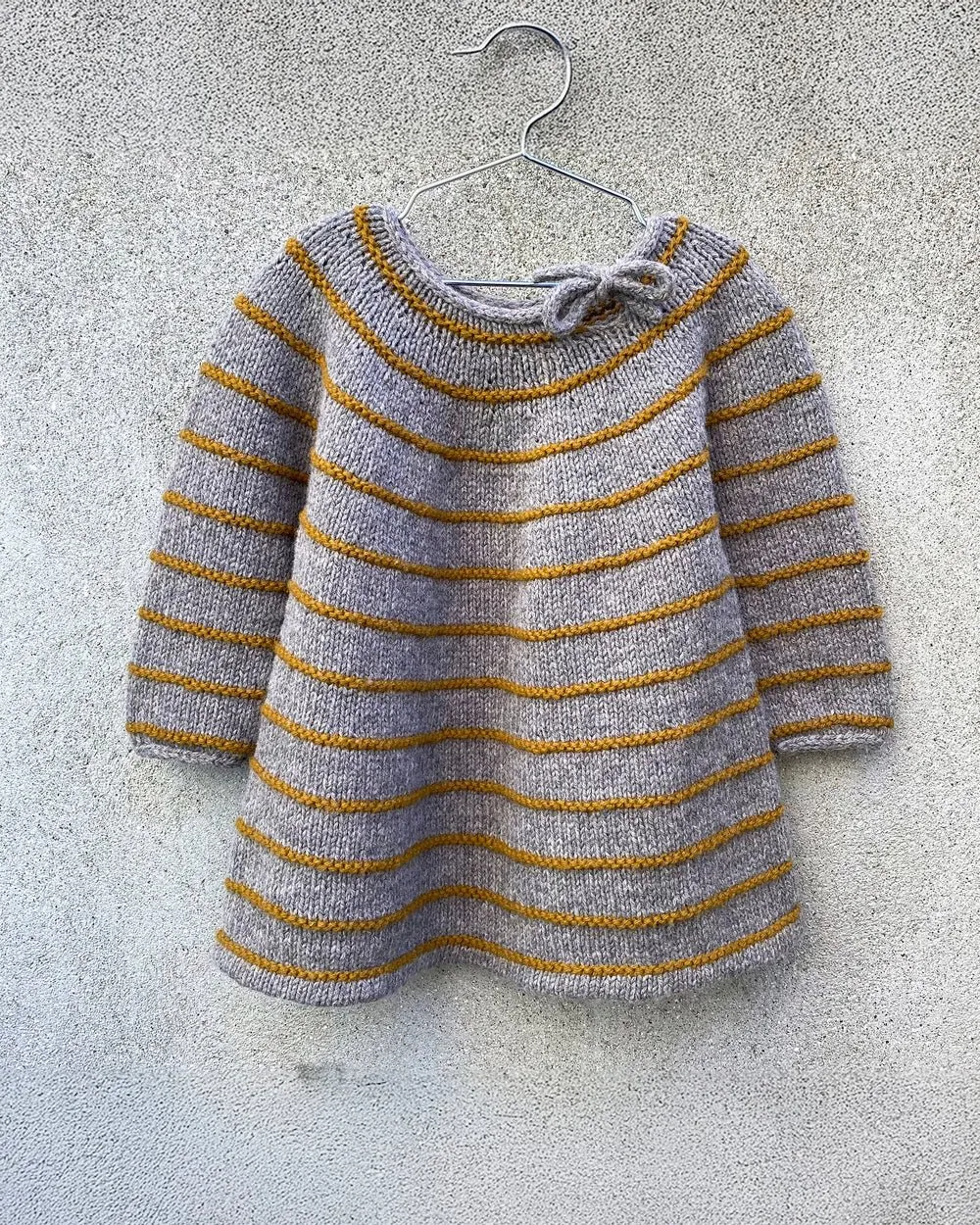 Knitting for Olive Rail Dress Strickanleitung Deutsch Streifen