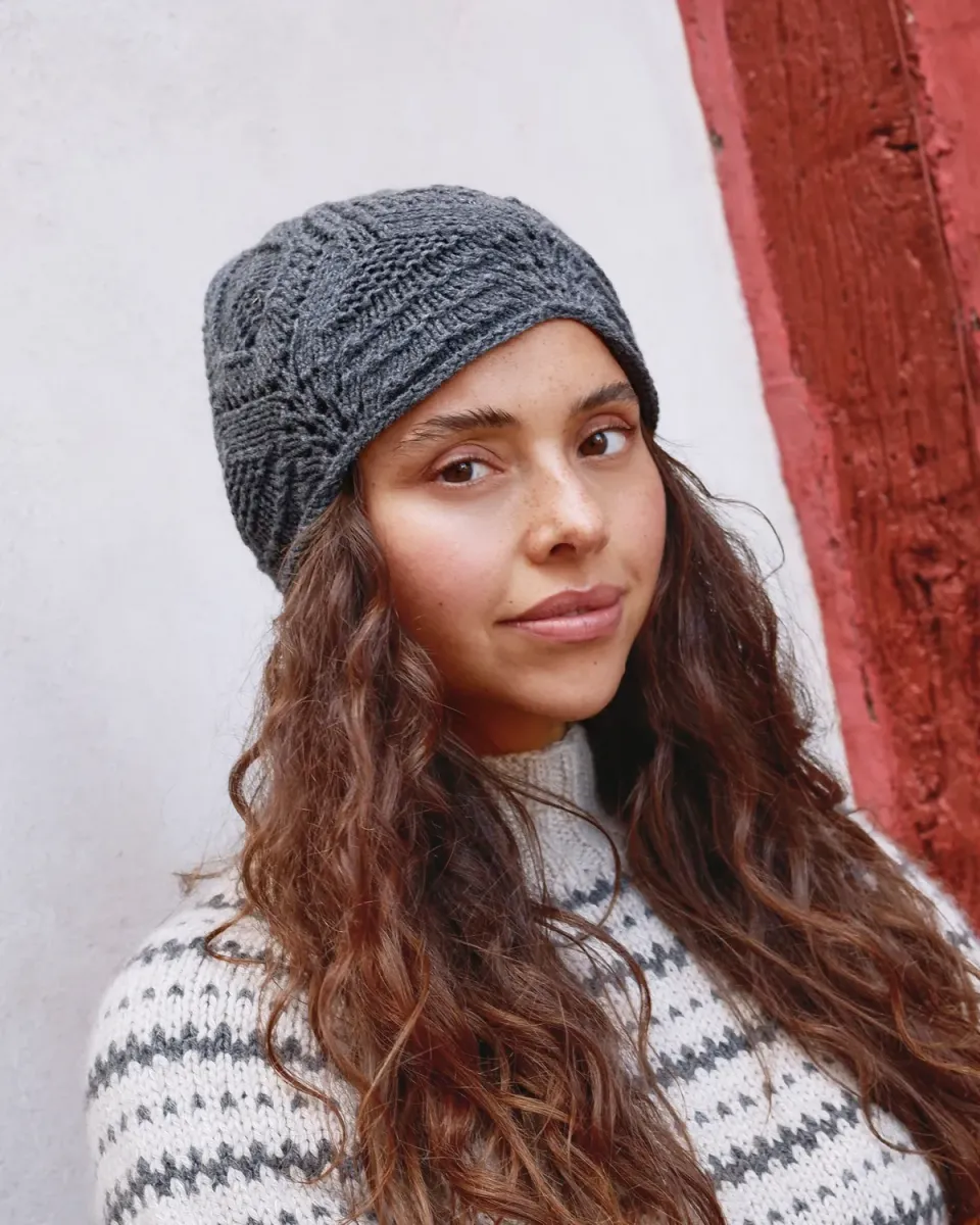 Knitting for Olive Lace Beanie Anleitung Deutsch Mütze Lace