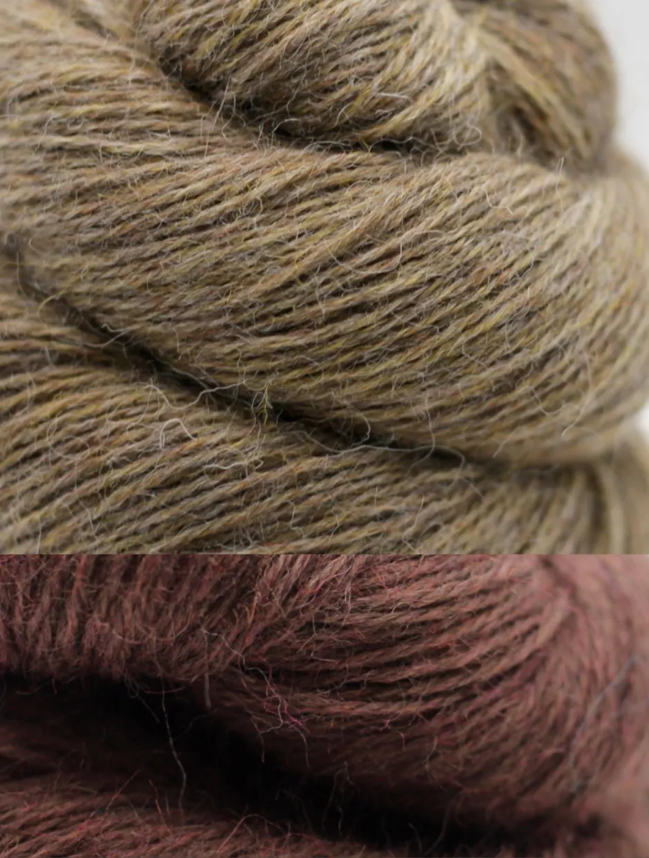 John Arbon Bedizen Strickset Gr.1-3 sand mit Bronze