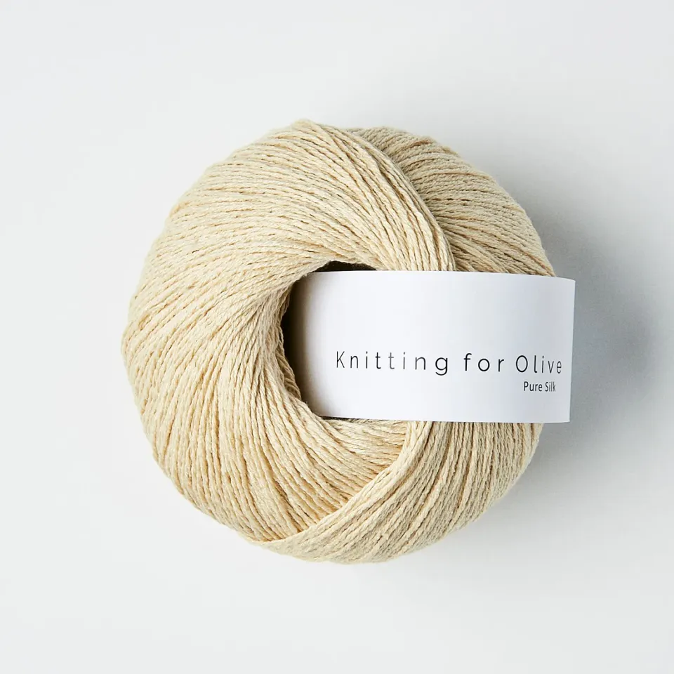 Knitting for Olive Pure Silk Seidengarn Wheat warmbeige