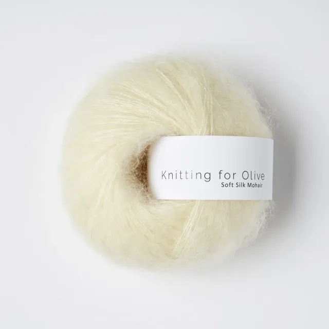 Knitting for Olive Soft Silk Mohair Wolle Elderflower 25g hellgelb
