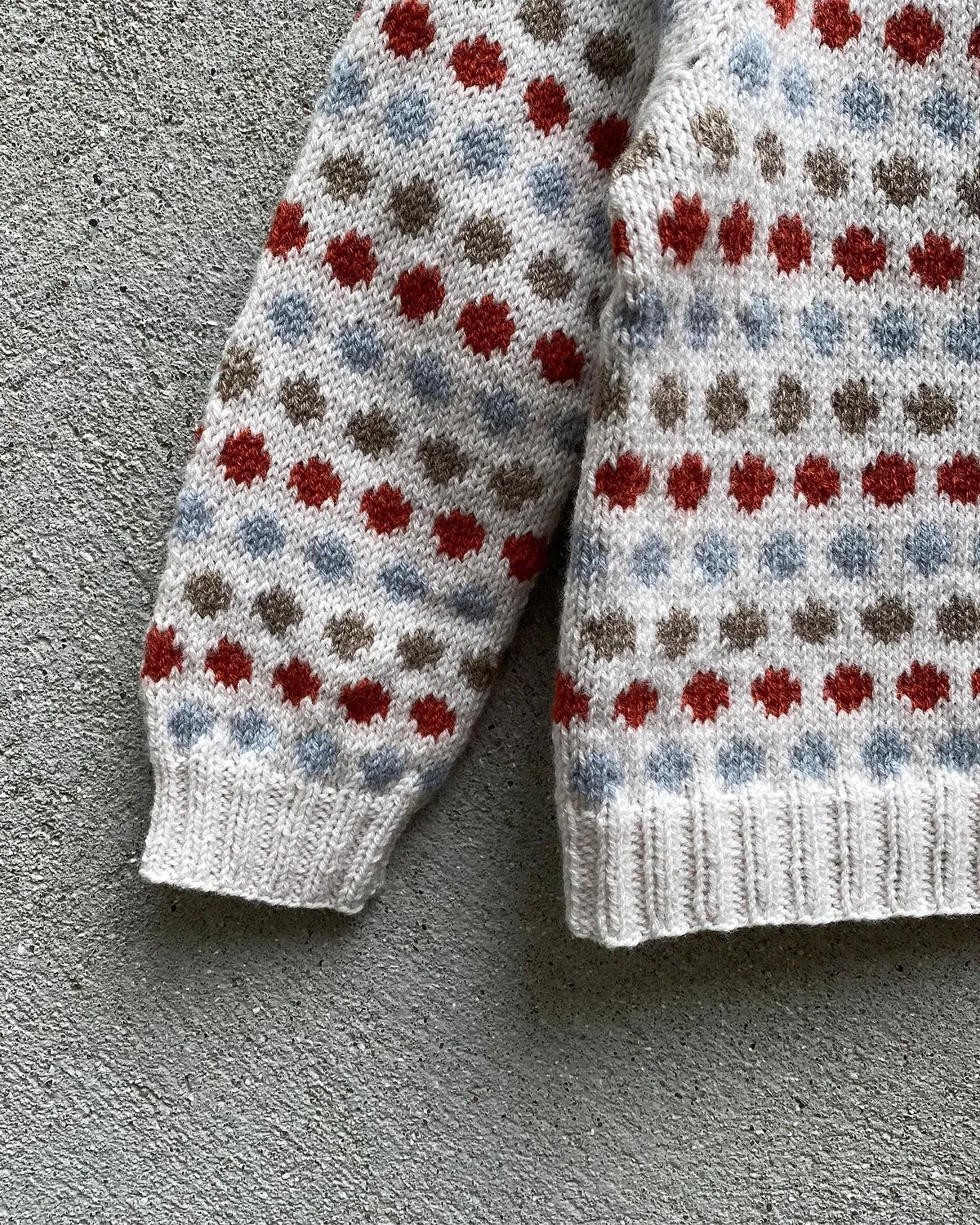 Knitting for Olive Dot Sweater Baby Strickanleitung 3-24 M