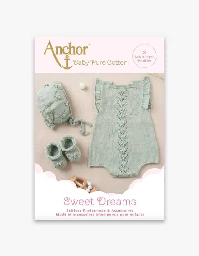 Anchor Sweet Dreams Baby Pure Cotton Strickheft 8 Anleitungen