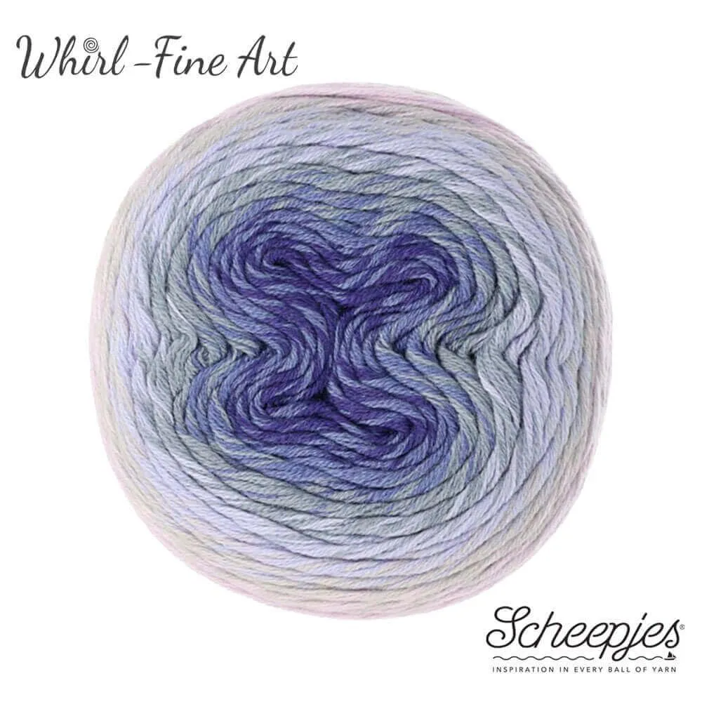 Scheepjes Whirl Fine Art Bobbel 220g 654 Cubism Merino
